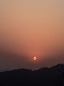 Sunset shot from Tikkar Taal (Tikkar Lake)